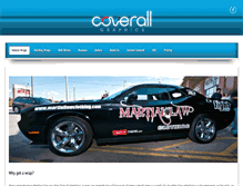 Tablet Screenshot of coverall-graphics.com